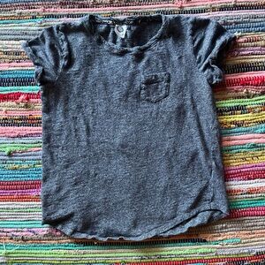 Akemi + Kin | small gray speckled tee from Anthropologie